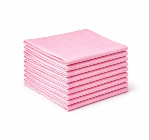 BAYLI 30 Stück Allzwecktücher 38x38 cm Vliestücher in Rosa 1/4 Faltung Putzt Reinigungstuch