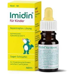 Imidin für Kinder - Praktisches Nasenspray für Kinder von 2 bis 6 Jahren, hilft bei der Linderung von verstopfter Nase und sorgt für eine angenehme Atmung.