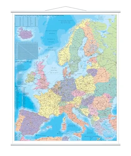 FRANKEN Kartentafel Europa 1:3.600.000 von Franken