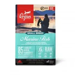 Orijen Small Breed Marine Fish Hundefutter 1,8 kg - Hochwertiges Hundefutter für kleine Rassen, reich an frischem Fisch und ideal für eine ausgewogene Ernährung.