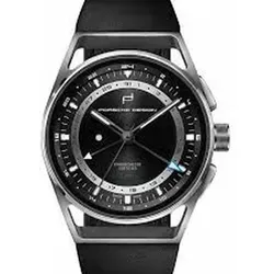 Herrenuhr Porsche Design 6023.4.05.001.07.2 – Automatische Reiseuhr - Exklusive Herrenuhr mit innovativem Zeitzonenwechsel, 42 mm Titan-Gehäuse und kratzfestem Saphirglas – perfekt für stilbewusste Herren.