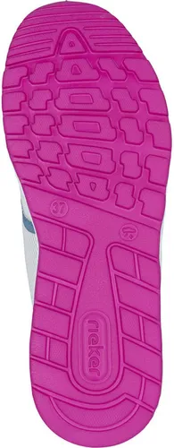 Rieker Damen N5258 Slipper Weiss 41 - Vielseitige Slipper in Weiß, mit herausnehmbarer Einlegesohle und elastischem Scuba-Material für einfachen Einstieg. Ideal für den täglichen Gebrauch und maximalen Komfort.
