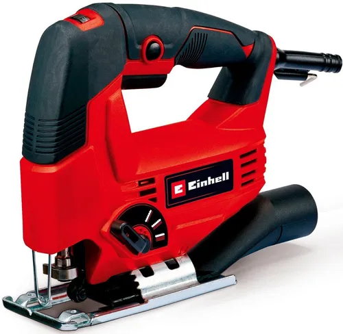 Einhell Stichsäge TC-JS 80 - 550 W, 4-stufiger Pendelhub für präzise Schnitte, werkzeugloser Sägeblattwechsel und integrierte Staubabsaugung