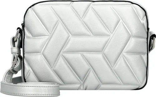 TOM TAILOR Amela Damen Umhängetasche Silber - Umhängetasche in modernem Design mit praktischem Reißverschluss und verstellbarem Schulterriemen. Ideal für einen lässigen Look und den täglichen Gebrauch.