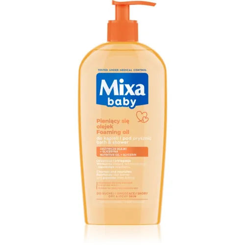 Mixa Baby schaumiges Öl für Dusche und Bad 400 ml