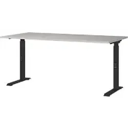 GERMANIA GW-Mailand Höhenverstellbarer Schreibtisch - Kinderschreibtisch mit C-Fuß, höhenverstellbar von 680 bis 910 mm, ideal für ergonomisches Arbeiten und Wachstum von Kindern.
