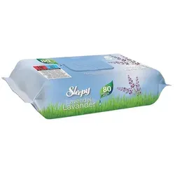 Sleepy Feuchttücher 16er pack x 80 Stück Feuchtpflegetücher für Baby Oberflächen | Für die empfindliche Haut von Neugeborene Lavendel, 16er p...