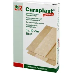 CURAPLAST Wundschnellverb.sensitiv 6x10 cm 1 m 10 St