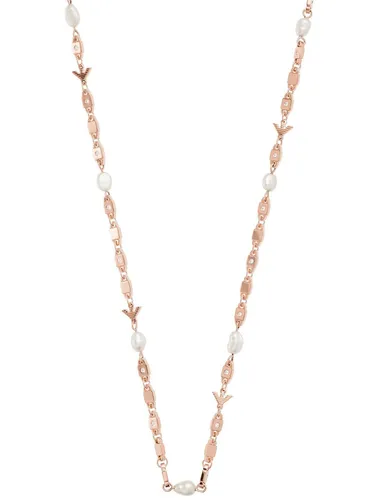 EMPORIO ARMANI EG3448221 Damen Kette aus Silber 925 - Kette für Damen mit edlen Süßwasserperlen, perfekt für elegante Anlässe und verpackt in einer stilvollen Geschenkbox von Emporio Armani.
