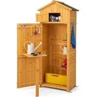 Gartenschrank aus Holz