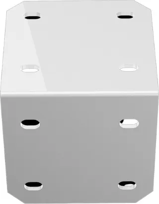 HOME DELUXE Deckenhalterung ERA für Markisen - 4 Stück, Weiß - Markisen-Zubehör: Robuste Deckenhalterung aus pulverbeschichtetem Stahl für einfache Montage und hohe Tragfähigkeit, ideal für die ELOS Markisen.