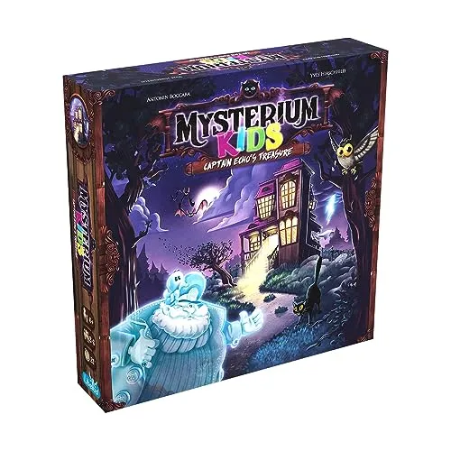 Libellud Mysterium Kids: Captain Echo's Treasure, Familien-Brettspiel, ab 6 Jahren, 2–6 Spieler, 20 Minuten Spieldauer