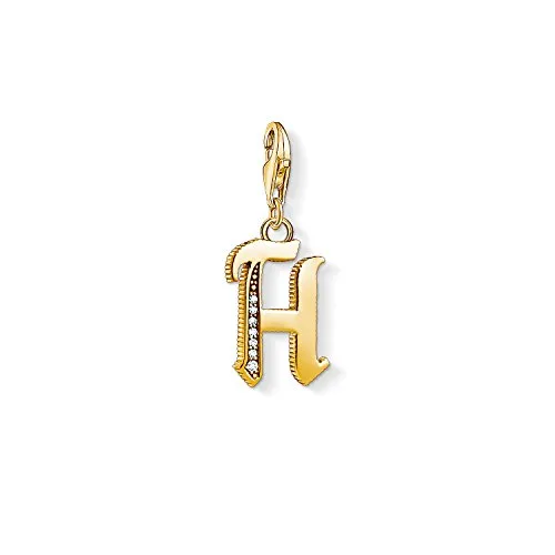 Thomas Sabo Damen-Charm-Anhänger H Buchstabe Gold in gold von THOMAS SABO