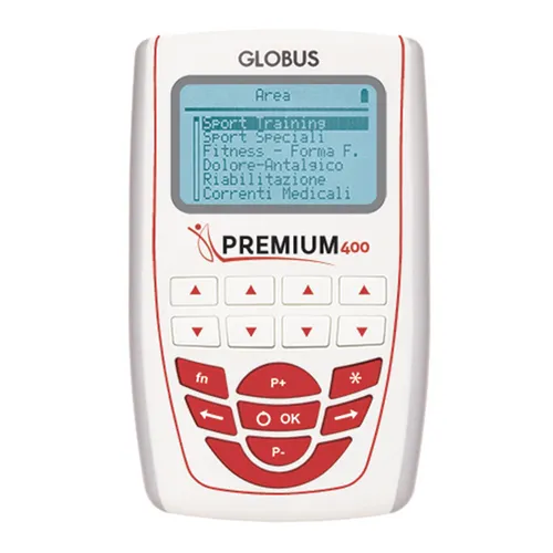 Produktbild Globus Premium 400 professionelles Elektrostimulator 4-Kanal-Massagegerät Weiss/