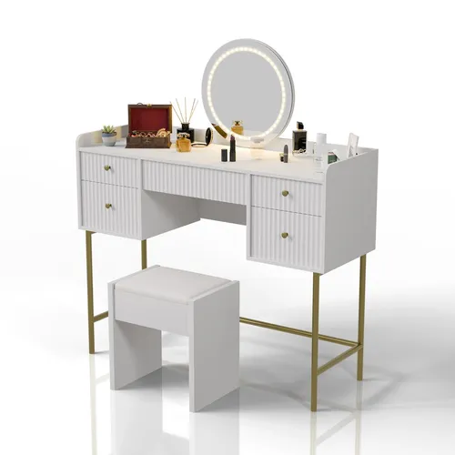 Juskys Schminktisch mit Spiegel Samira von Juskys