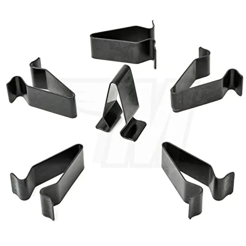 10x Innenverkleidung Befestigungs Metall Clip | 4B0867276A