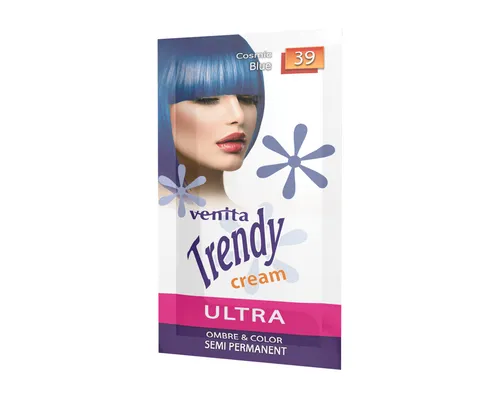 Venita Trendy Creme Haarfarbe Cosmic Blue, 35ml Semi-Permanent