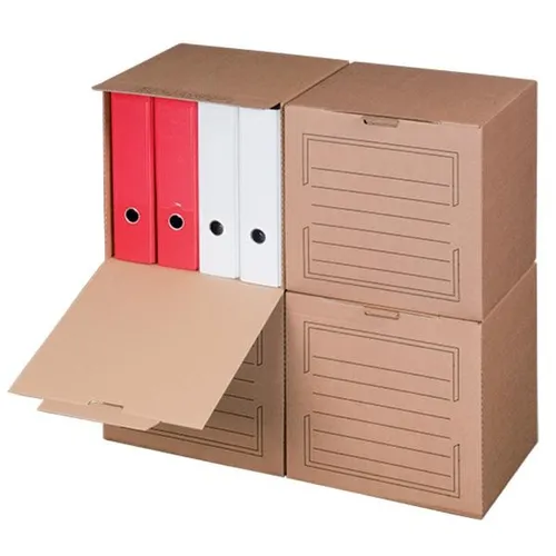 Archiv-Container, mit Frontdeckel, braun SMARTBOXPRO 227100105 (4250414107086)