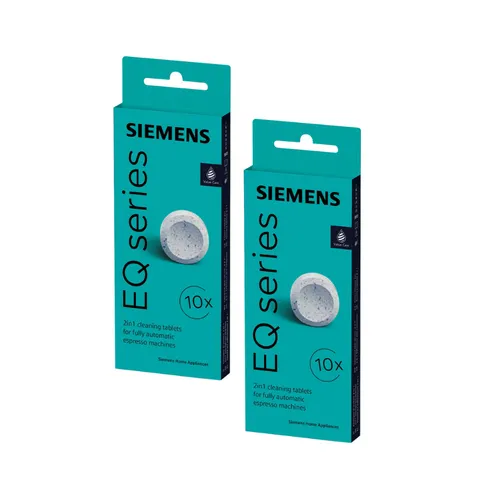 SIEMENS TZ80001N 20 Stück Reinigungstabletten für alle Kaffeevollautomaten der E