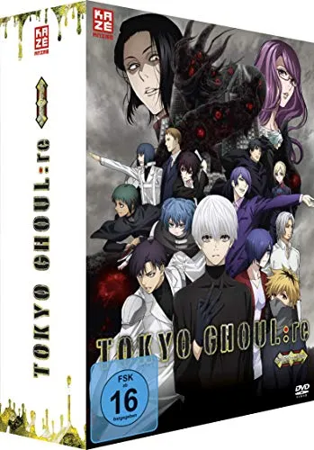 Tokyo Ghoul: re - Staffel 3 - Gesamtausgabe - Box 2 - [DVD] - Spannende Anime-Serie für Fans, freigegeben ab 16 Jahren und ideal für Sammler.