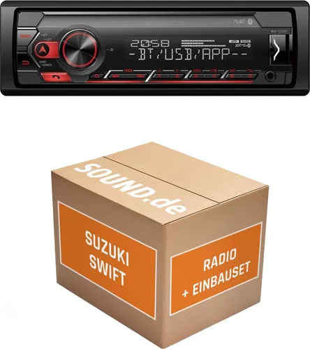 Pioneer MVH-S320BT Autoradio Einbaupaket für Suzuki Swift MZ/EZ