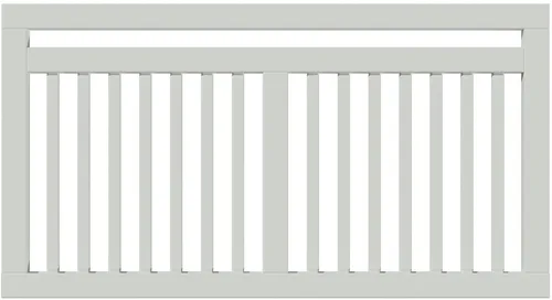 PLUS Gartenzaun Linea Set, 80 cm hoch, 4,78 bis 23,62 m - Moderne Zaunelemente aus robustem Kiefernholz, ideal für Vorgärten. Mit feuerverzinkten Beschlägen und chromfreier Druckimprägnierung, die Rissbildung minimiert und Formstabilität garantiert.