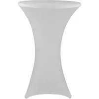 NYVI Stehtischhusse 60-65 x 110-120 cm Weiß