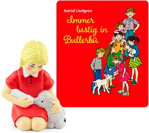 tonies Hörfigur für Toniebox - Astrid Lindgren: Bullerbü, Hörbuch ab 4 Jahren, 53 Minuten Spielspaß und Abenteuer für Kinder