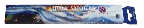 Holy Smokes, Blue Line, Patchouli, 10 g, ayurvedische Räucherstäbchen
