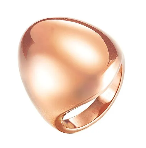 Esprit Fashion Damen-Ring ES-PROMINENT ROSE Edelstahl rhodiniert Gr. 57 (18.1) - ESRG12810C180