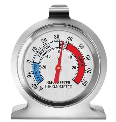 Kühlschrank-Thermometer mit großer Ziffernanzeige