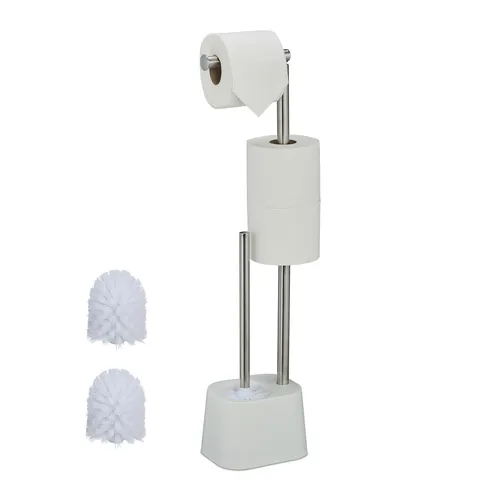 WC Garnitur Klobürstengarnitur Klopapierhalter WC-Ständer Toilettenpapierhalter