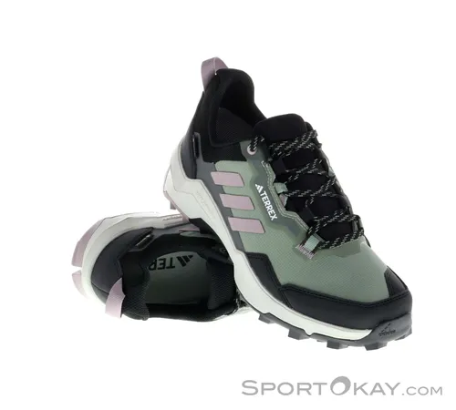 adidas Terrex AX4 GTX Damen Wanderschuhe - Grün - Größe 5 - Wanderschuhe mit Gore-Tex® für wasserdichten Schutz und optimalen Grip auf jedem Terrain.