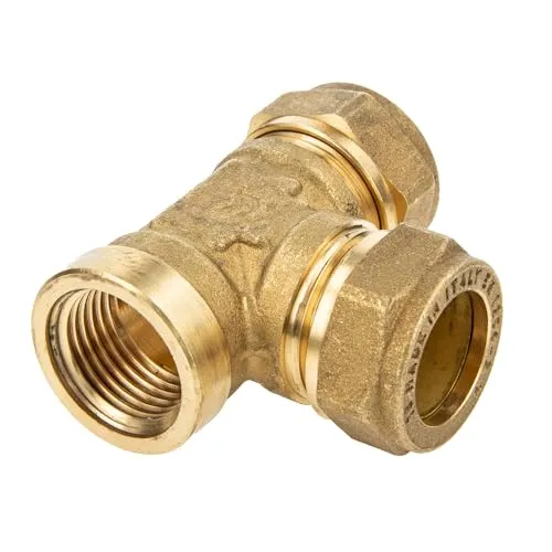 MS-Klemmringverbinder -892221-, T-Stück mit IG seitlich - 1/2 x 22 x 22 mm