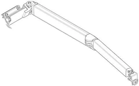 Dometic Gelenkarm links für PR2000, Auszug 2,5m, Markisenlänge ab 3m