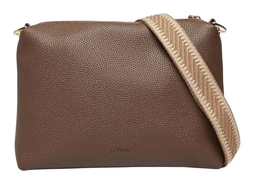 s.Oliver Umhängetasche Crossbody Bag Dark Brown braun