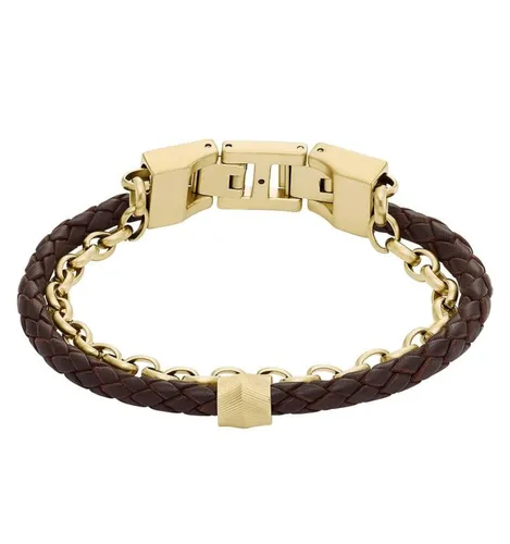 Fossil Herrenarmband All Stacked Up aus Leder von Fossil