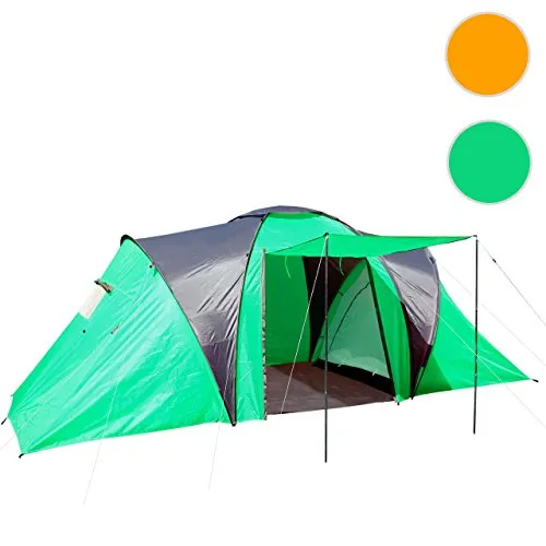 Campingzelt Loksa-AM, 4-Mann Zelt Kuppelzelt Igluzelt Festival-Zelt, 4 Personen - grün