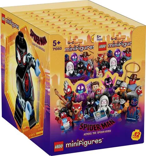 LEGO Minifigures Spider-Man: Across the Spider-Verse 71050 - Bauen & Konstruktion Spielzeugfiguren – Entdecke 12 einzigartige Minifiguren der Spider-Man-Serie, ideal zum Sammeln und für kreative Rollenspiele. Jede Überraschungsbox enthält einen Superhelden und Zubehör!