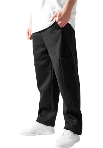 Urban Classics Herren Cargo Sweatpants - Wanderhosen mit lässigem Design und praktischen Cargo-Pockets, ideal für Freizeit und aktive Tage. Hochwertiger Baumwoll-Polyester-Mix sorgt für Komfort und Langlebigkeit.