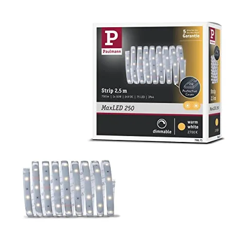 Paulmann MaxLED 250 Stripe 2,5m Warmweiß IP44 Prot in silber von Paulmann