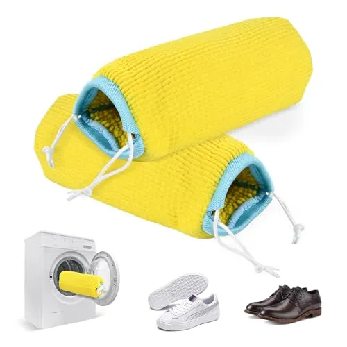 Pcs Schuhwaschbeutel Waschmaschine Schuhbeutel Wäschesack Waschbeutel Wäschenetz für Schuhe Wiederverwendbarer Wäschesack Schuhe, Netzschuhe für Sneaker Alle Schuharten Und -Größen (Gelb) 2