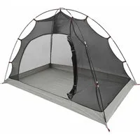 vidaXL Zelt mit Dach – Grau und Schwarz 236 x 108 x 120 cm - Campingzelt für Outdoor-Abenteuer, windresistent und leicht transportierbar – ideal für entspannte Sommernächte unter den Sternen.