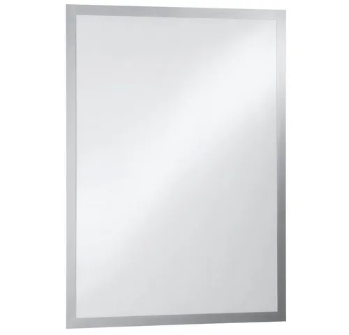 DURABLE 4997 DURAFRAME® POSTER Rahmen A1 silber - Hinweisschild für smarte Präsentationen, ideal für Aushänge und Informationen im Büro oder öffentlichen Räumen.