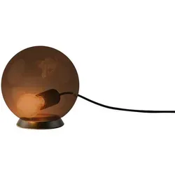 s.luce Tischlampe Orb, Braun, Glas, Rund, 20x20x20 cm von s.luce