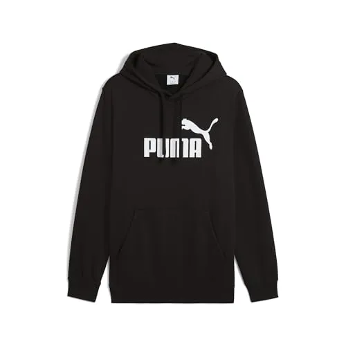 PUMA Herren ESS No. 1 Logo Hoodie FL Kapuzenpullis, PUMA Black - Herren-Sweatshirts, atmungsaktives Material und bequemer Schnitt für optimalen Tragekomfort.