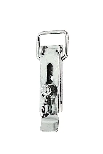 Alberts 347772 Kistenverschluss | mit Vorreiber, mit Schlossöse | galvanisch verzinkt, dickschichtpassiviert | 93 x 24 mm