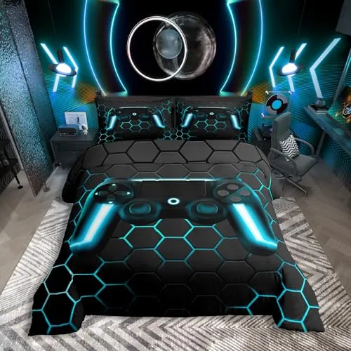Produktbild Gamer Bettwäsche Set für Jungen – 135x200 cm