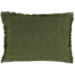 Zoeppritz Kissenhülle Honeybee, Dunkelgrün, Textil, Uni, 40x60 cm, hochwertige Qualität, Wohntextilien, Bezüge, Kissenbezüge