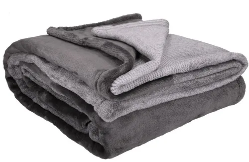 Wohndecke Kuscheldecke in der Geschenkverpackung Größe 140x190 cm, Betz, Wohndecke XXL Warm Sofadecke Decke Couch
